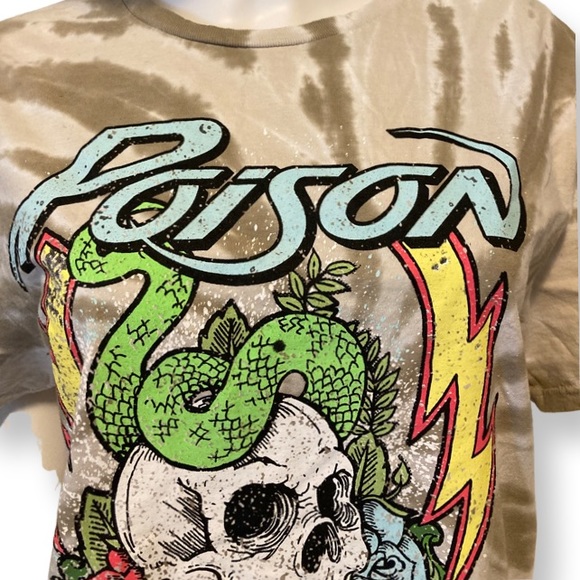 ๐๐ค๐ฝ๐ค POISON COTTON ROCK TEE ๐ค๐ค๐ฝ๐ - Picture 6 of 9